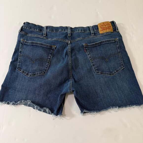 Levi's Other - Levi's 502 Regular Taper Cut-Off Raw Hem Denim Shorts Size W40